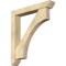 Ekena Millwork Westlake Slat Rough Sawn Bracket w/ Offset Brace, Douglas Fir, 6"W x 36"D x 40"H BKT0604X36X40WTL06RDF - alternate 1